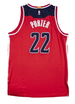 2015 Otto Porter Game Used Washington Wizards Road Jersey Worn for 2 Games on April 10th and 18th Including Game 1 Playoffs (NBA/MeiGray)